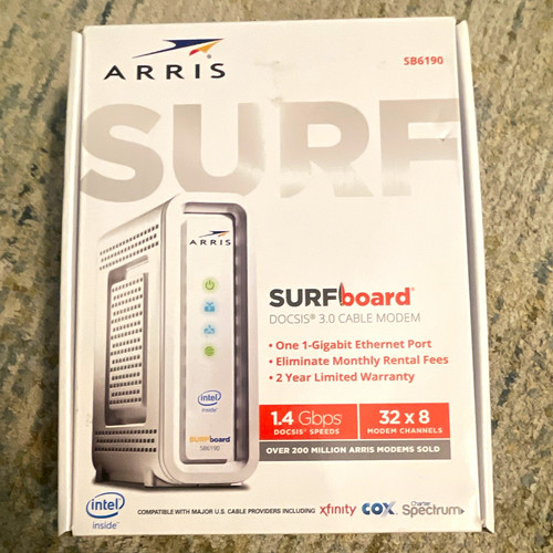 Arris surfboard sb6190 docsis - arris,