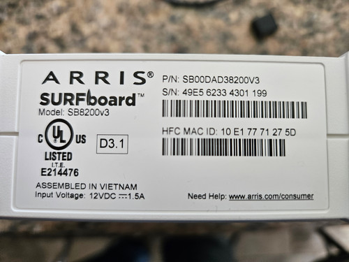 Arris surfboard sb8200 - surfboard,